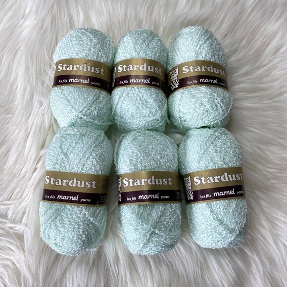 Lot of 6 Marnel Stardust Yarn - Picture 1 of 5